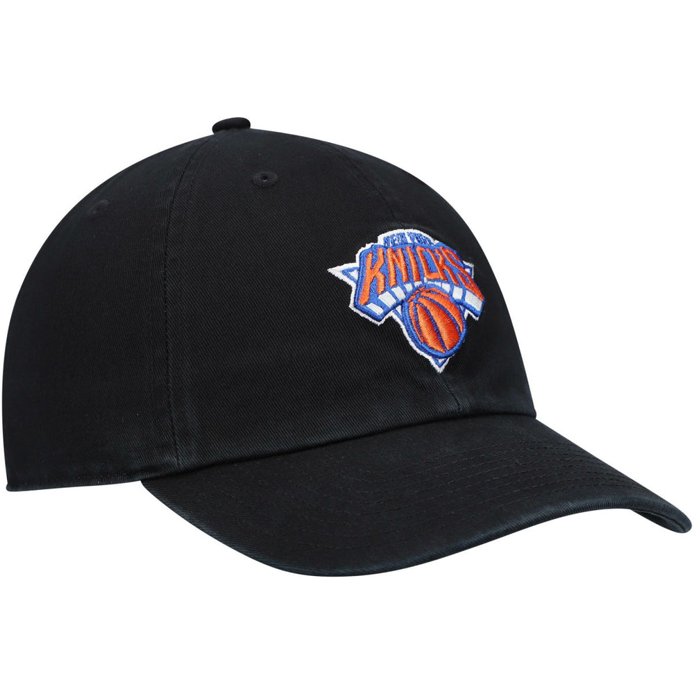 Black New York Knicks '47 Core Logo Clean Up Adjustable Hat | NBA