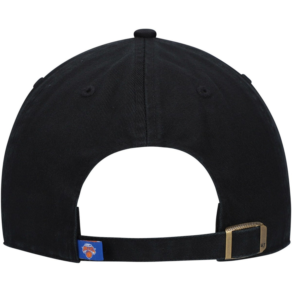 Black New York Knicks '47 Core Logo Clean Up Adjustable Hat | NBA