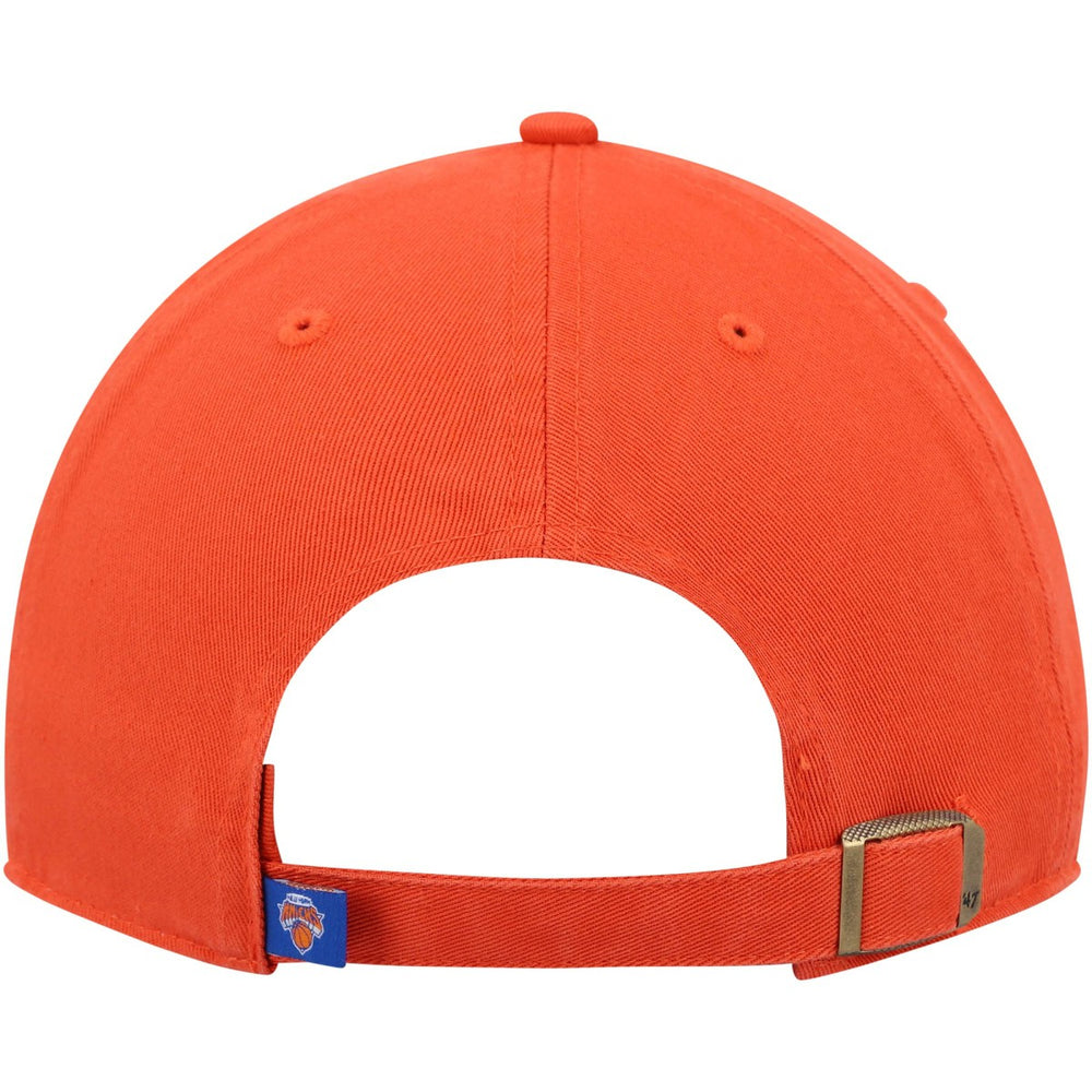 Orange New York Knicks '47 Core Logo Clean Up Adjustable Hat | NBA