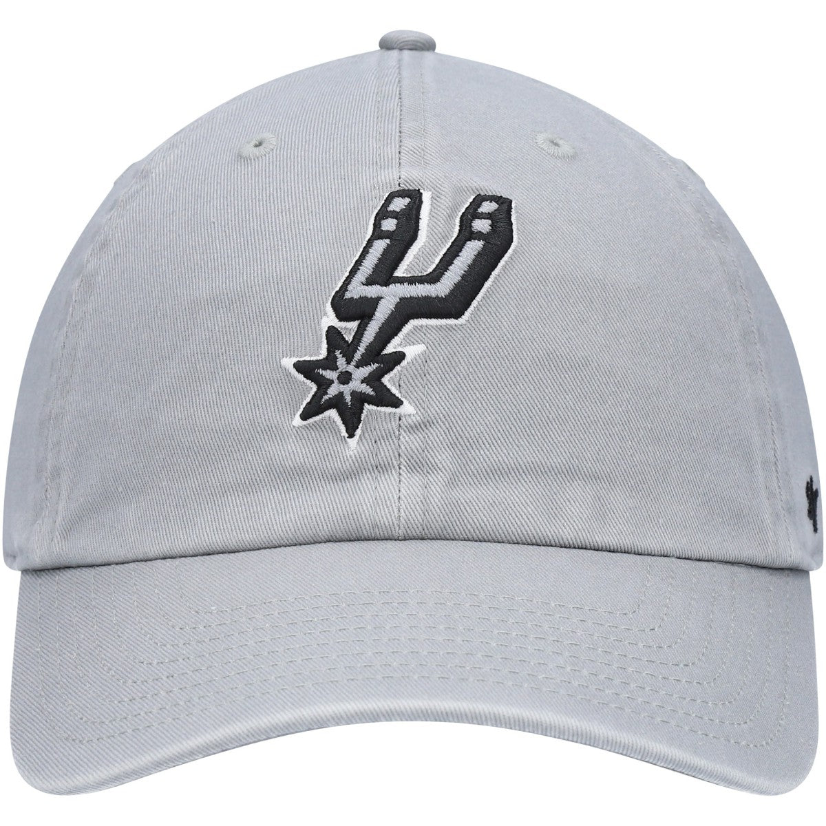 Gray San Antonio Spurs '47 Core Logo Clean Up Adjustable Hat | NBA