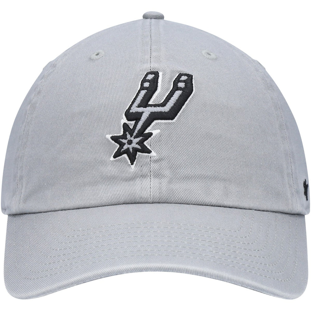 Gray San Antonio Spurs '47 Core Logo Clean Up Adjustable Hat | NBA