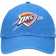 Blue Oklahoma City Thunder '47 Core Logo Clean Up Adjustable Hat | NBA