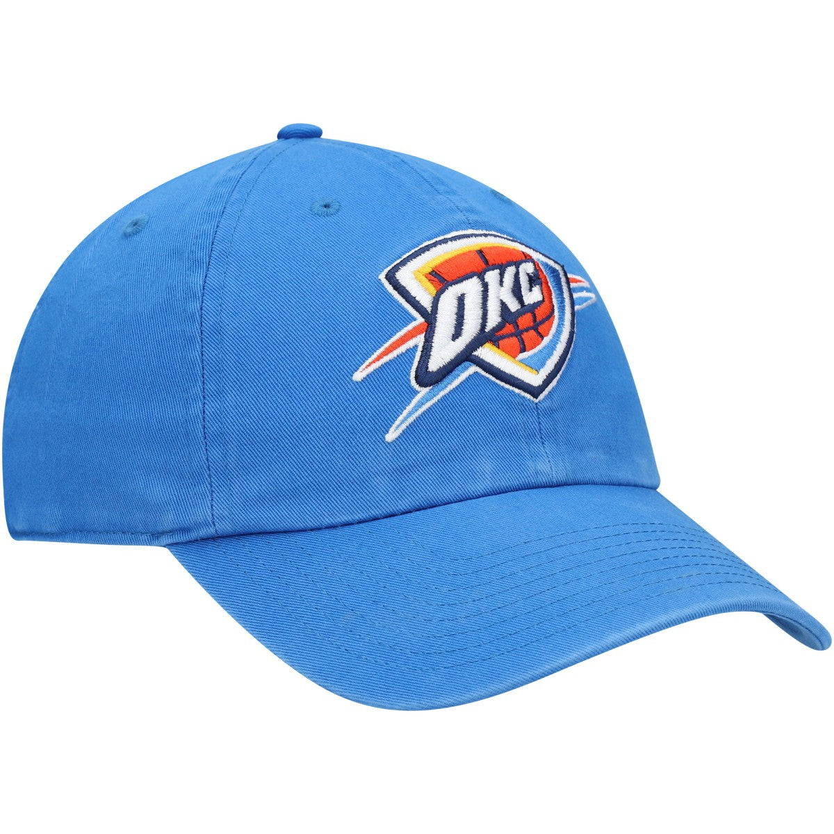 Blue Oklahoma City Thunder '47 Core Logo Clean Up Adjustable Hat | NBA