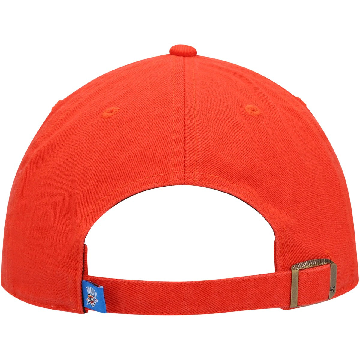 Orange Oklahoma City Thunder '47 Core Logo Clean Up Adjustable Hat | NBA