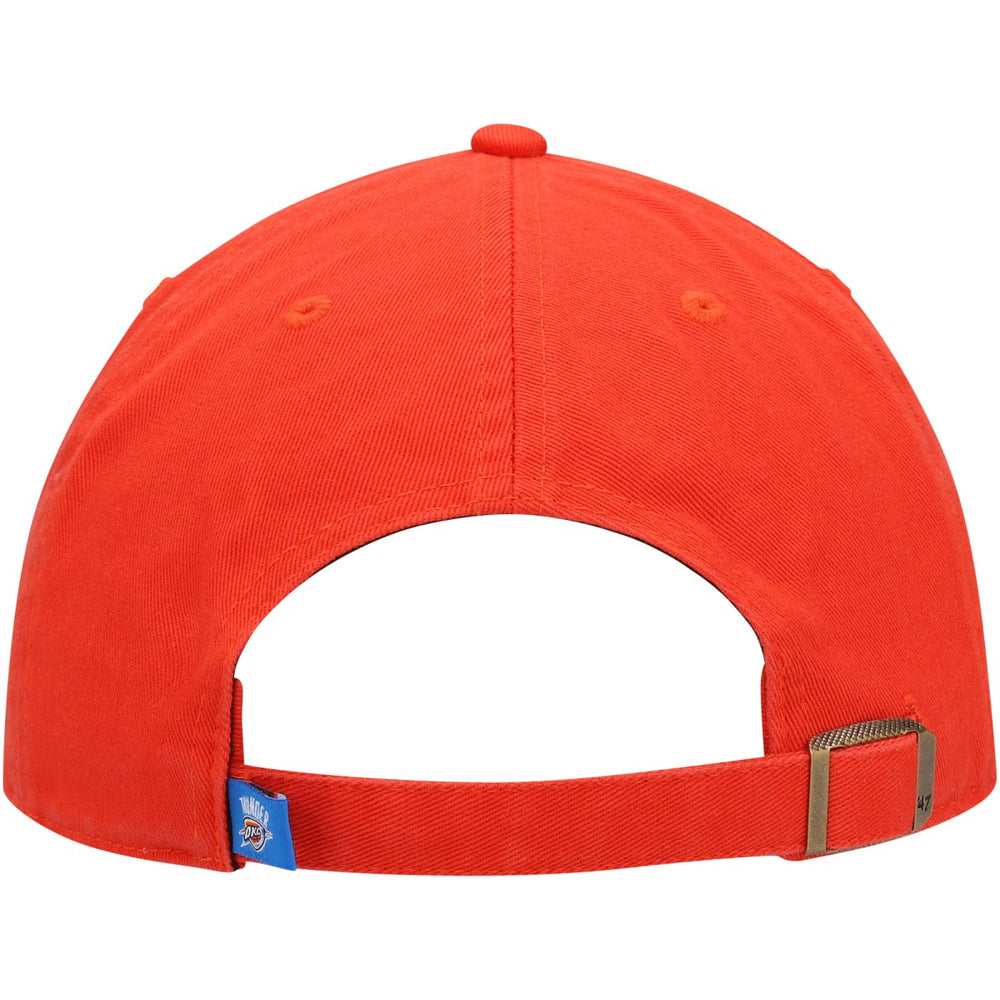 Orange Oklahoma City Thunder '47 Core Logo Clean Up Adjustable Hat | NBA