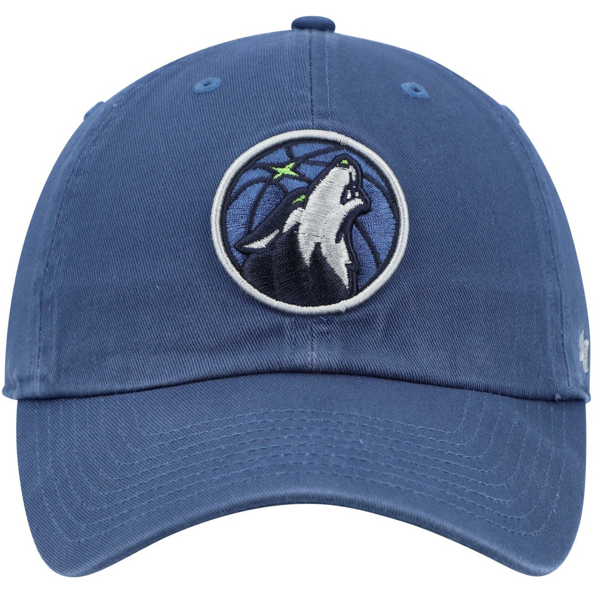 Blue Minnesota Timberwolves '47 Core Logo Clean Up Adjustable Hat | NBA