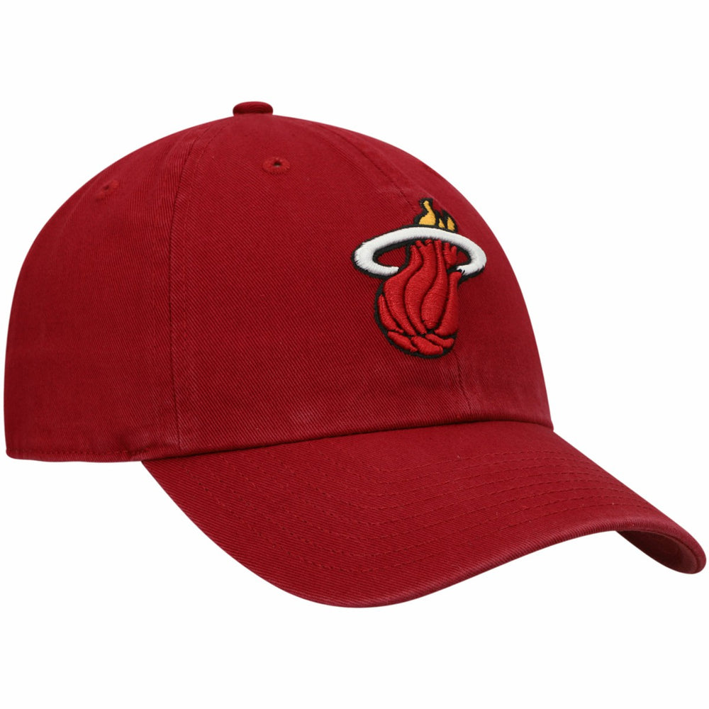 Red Miami Heat '47 Core Logo Clean Up Adjustable Hat | NBA