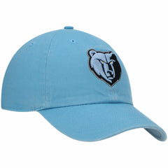 Light Blue Memphis Grizzlies '47 Core Logo Clean Up Adjustable Hat | NBA