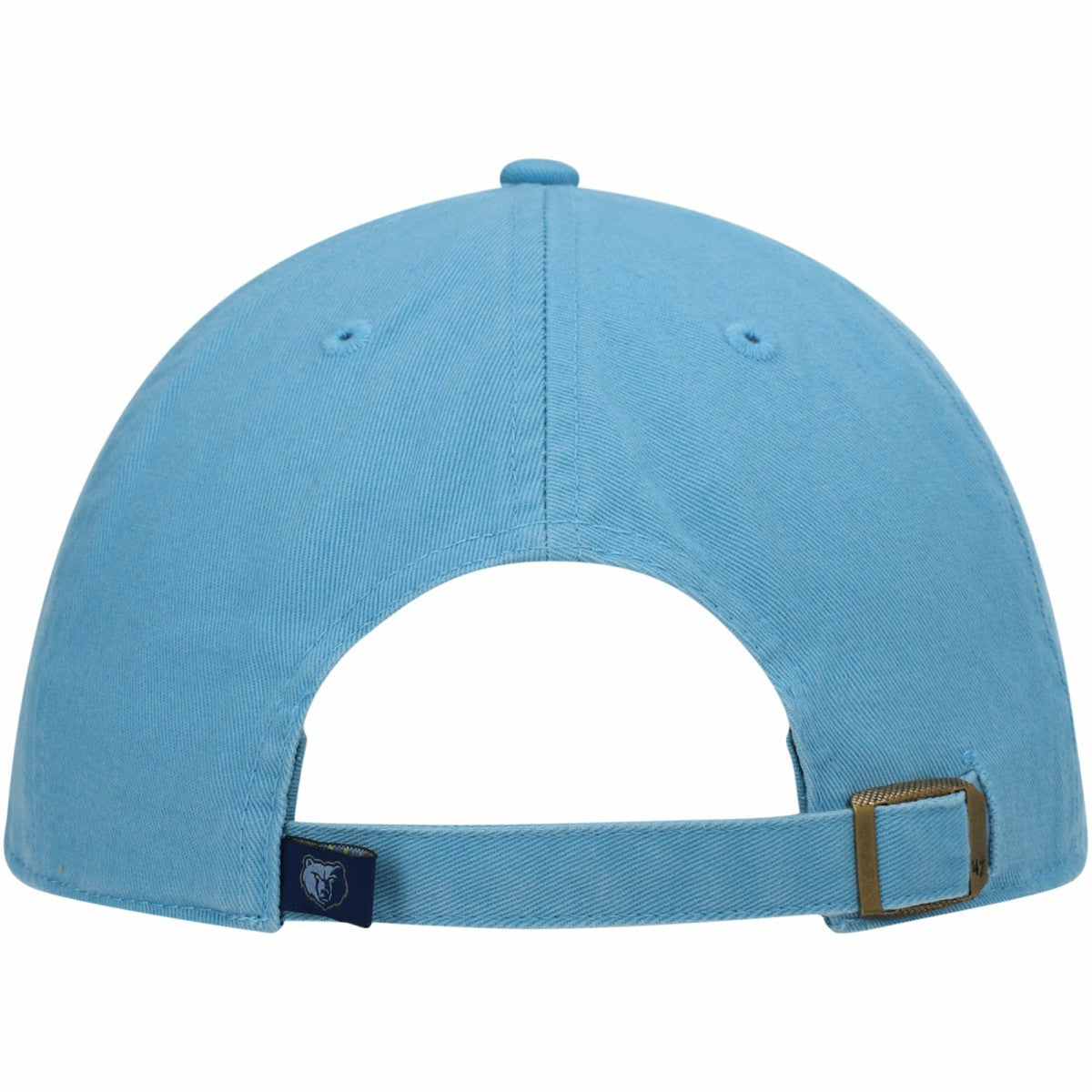 Light Blue Memphis Grizzlies '47 Core Logo Clean Up Adjustable Hat | NBA