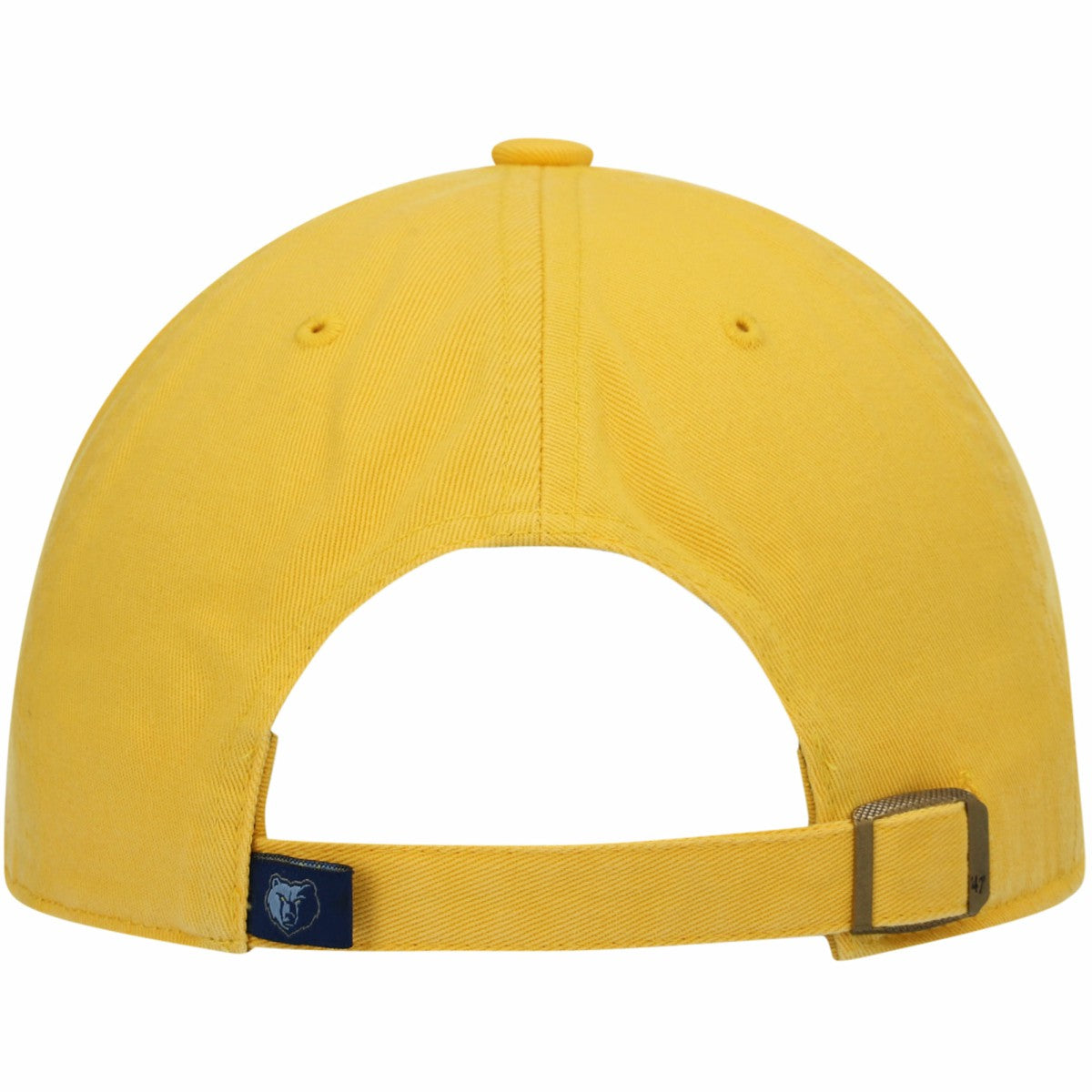 Gold Memphis Grizzlies '47 Core Logo Clean Up Adjustable Hat | NBA