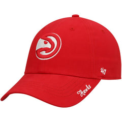 Red Atlanta Hawks '47 Women's Miata Clean Up Logo Adjustable Hat | NBA