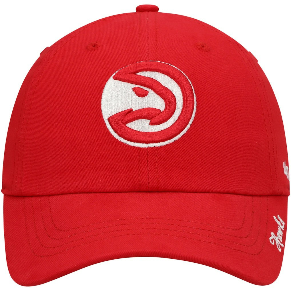 Red Atlanta Hawks '47 Women's Miata Clean Up Logo Adjustable Hat | NBA
