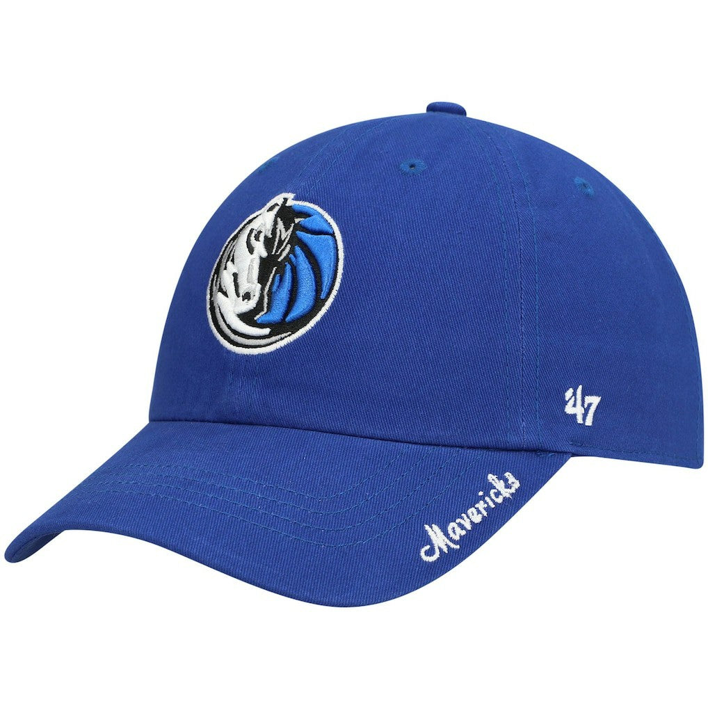Blue Dallas Mavericks '47 Women's Miata Clean Up Logo Adjustable Hat sale | NBA