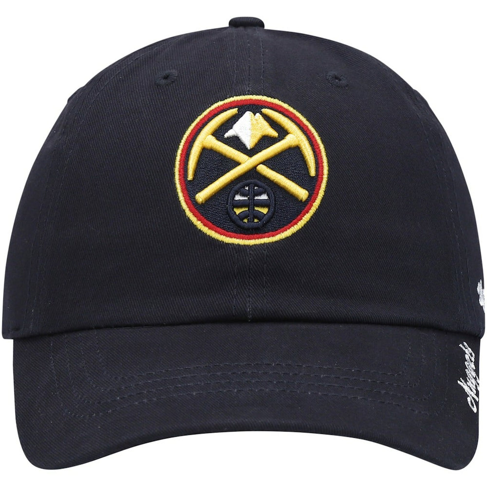 Navy Denver Nuggets '47 Women's Miata Clean Up Logo Adjustable Hat sale | NBA