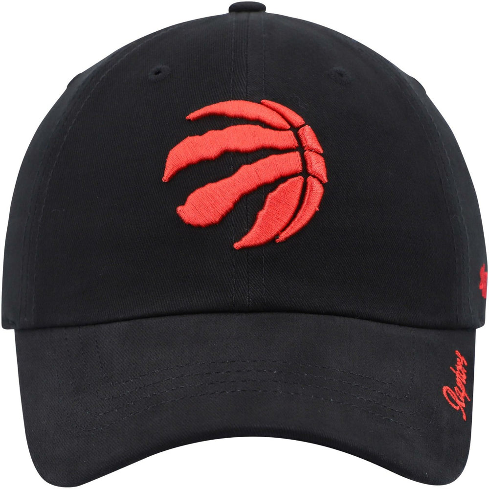 Black Toronto Raptors '47 Women's Miata Clean Up Logo Adjustable Hat | NBA