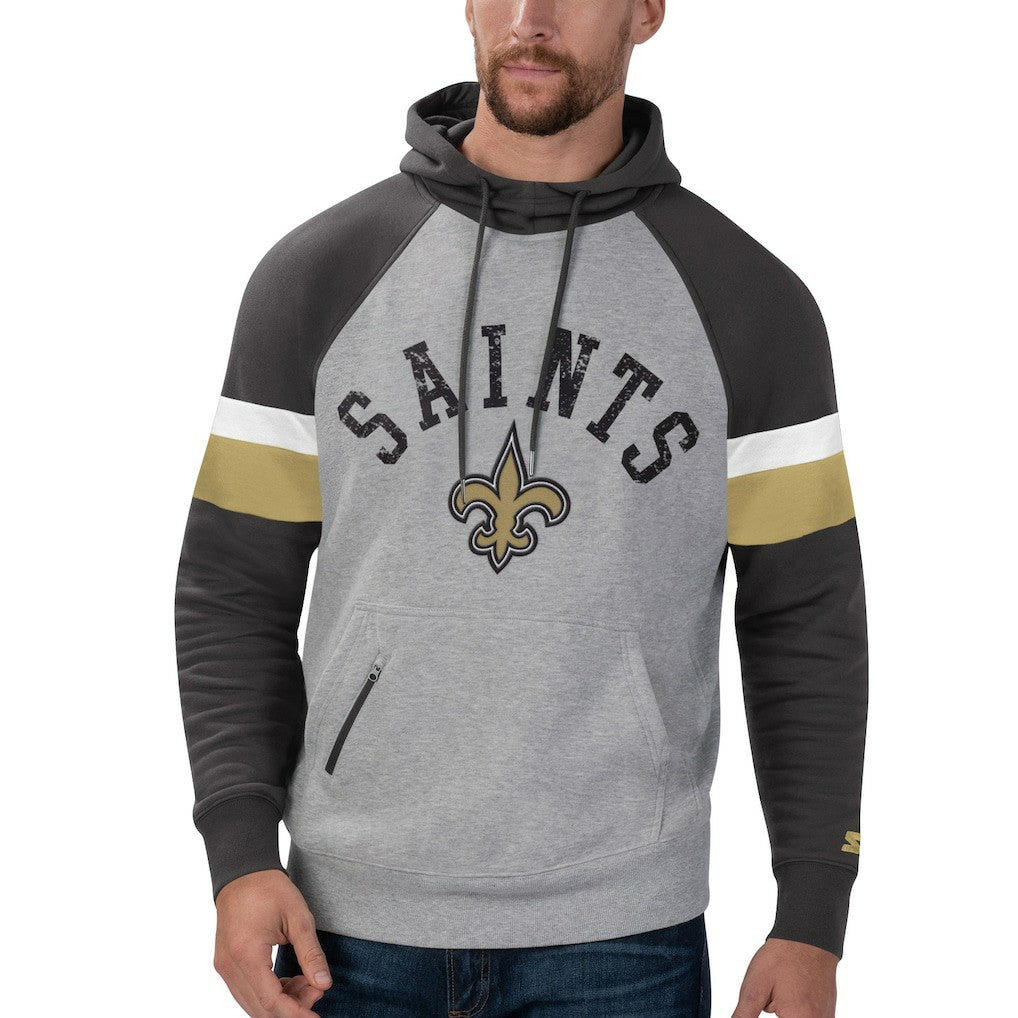 New Orleans Saints Starter Home Run Raglan Pullover Hoodie | NFL US