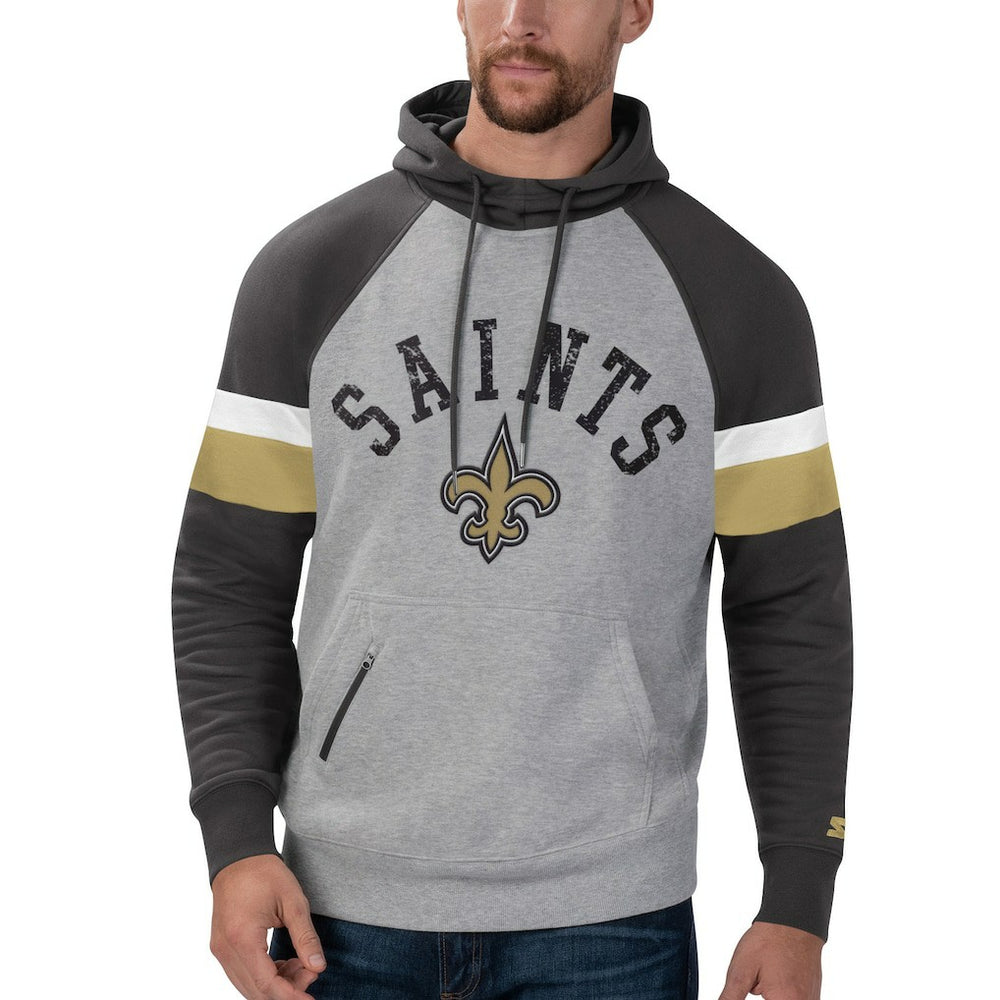 New Orleans Saints Starter Home Run Raglan Pullover Hoodie | NFL US