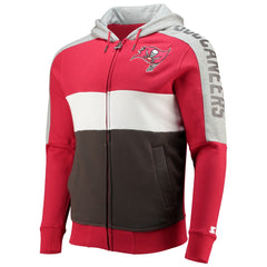 Tampa Bay Buccaneers Starter Playoffs Color Block Full-Zip Hoodie | NFL US
