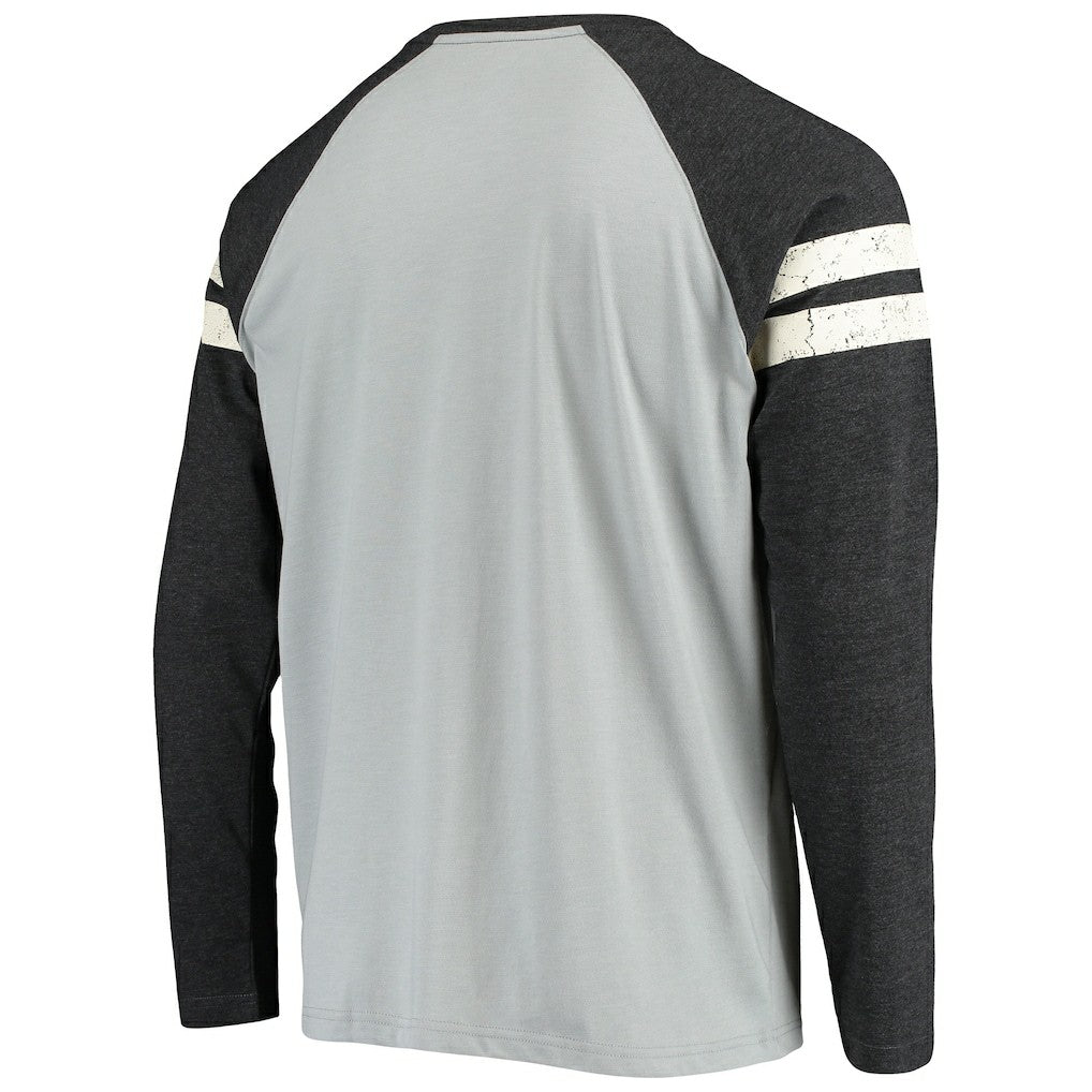 Las Vegas Raiders Starter Throwback League Raglan Long Sleeve Tri-Blend T-Shirt | NFL New