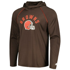 Cleveland Browns Starter Raglan Long Sleeve Hoodie T-Shirt | NFL US