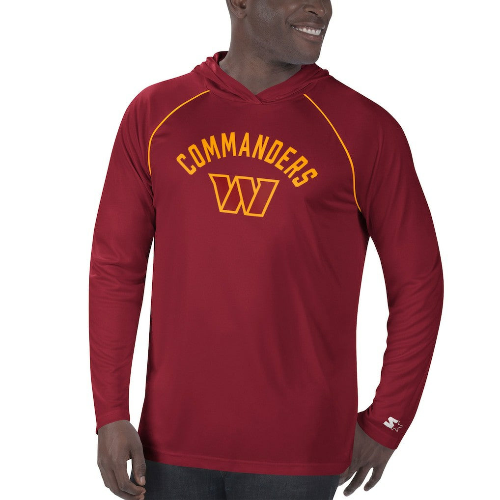 Washington Commanders Washington Football Team Starter Raglan Long Sleeve Hoodie T-Shirt | NFL Outlet