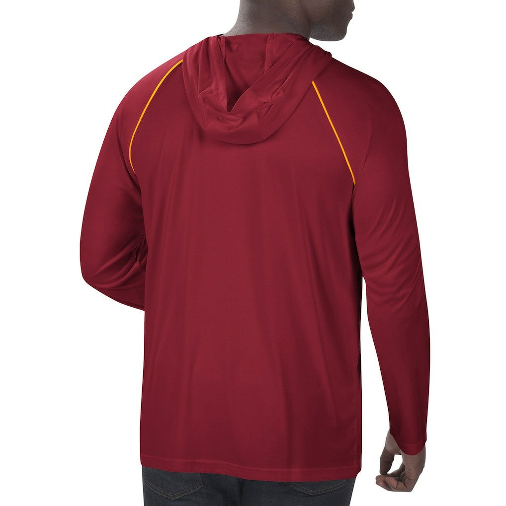 Washington Commanders Washington Football Team Starter Raglan Long Sleeve Hoodie T-Shirt | NFL Outlet
