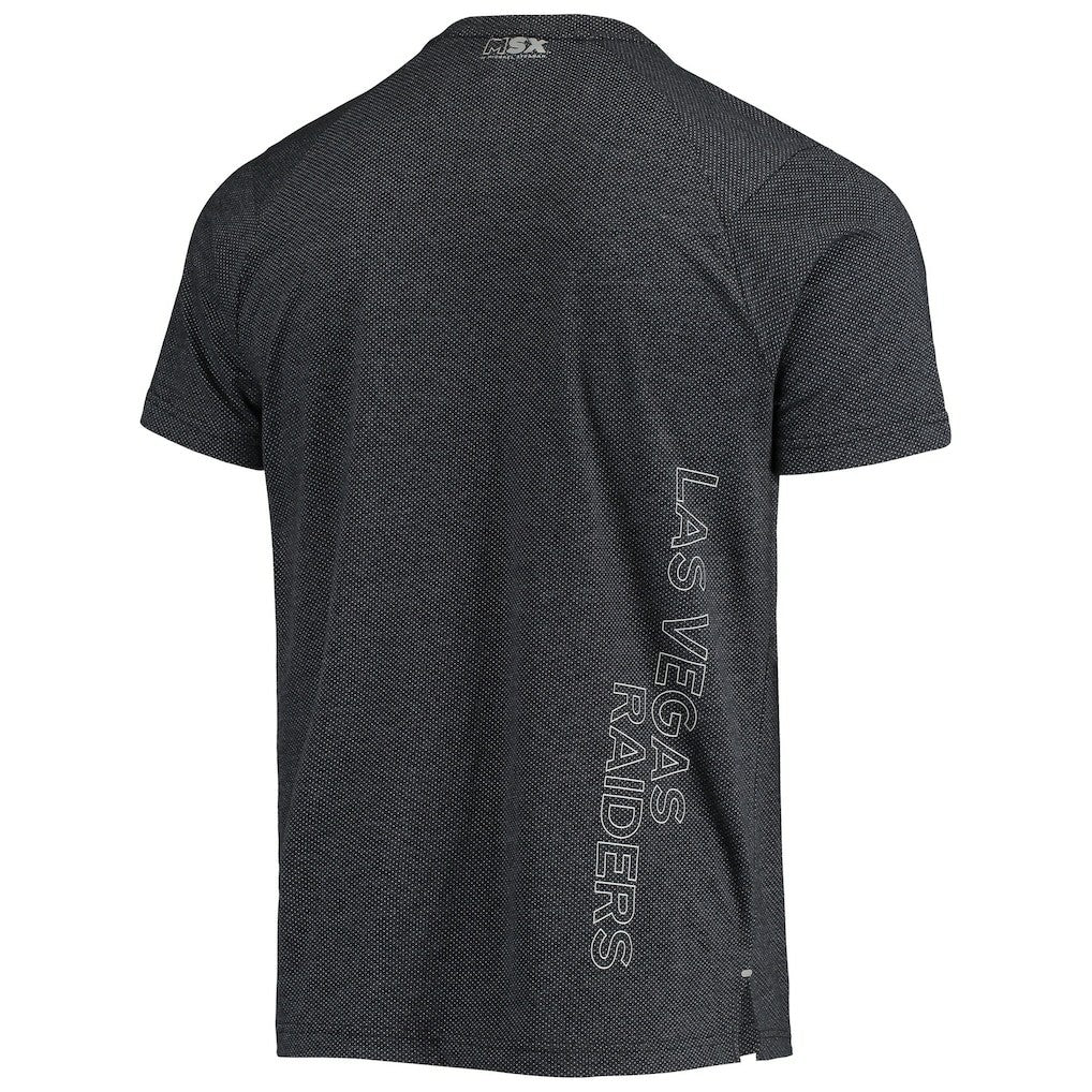 Las Vegas Raiders MSX by Michael Strahan Motivation Performance T-Shirt | NFL On sale