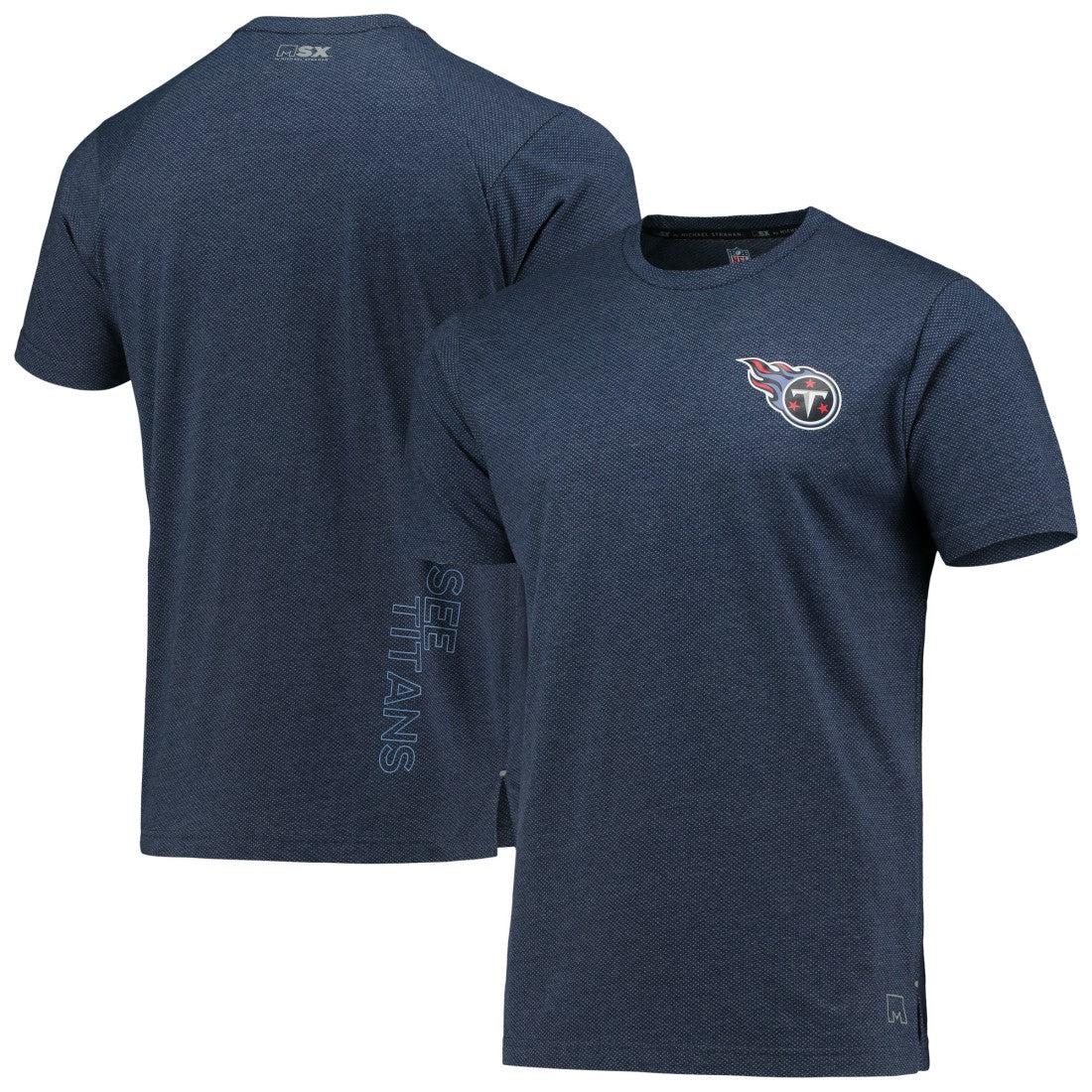 Tennessee Titans MSX by Michael Strahan Motivation Performance T-Shirt | NFL Outlet