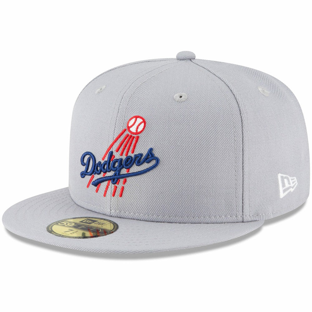 Los Angeles Dodgers New Era Cooperstown Collection Logo 59FIFTY Fitted Hat - MLB Hats
