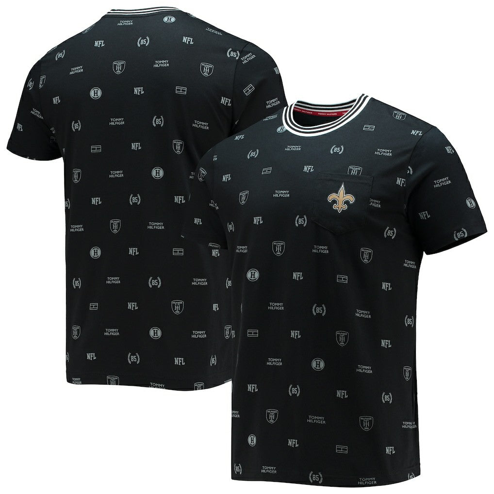 New Orleans Saints Tommy Hilfiger Essential Pocket T-Shirt | NFL Sale