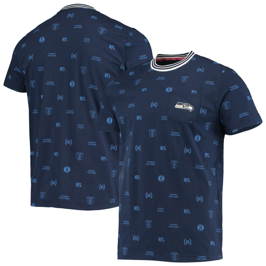 Seattle Seahawks Tommy Hilfiger Essential Pocket T-Shirt | NFL Sale