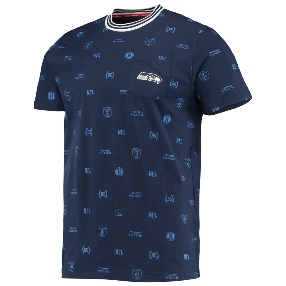 Seattle Seahawks Tommy Hilfiger Essential Pocket T-Shirt | NFL Sale