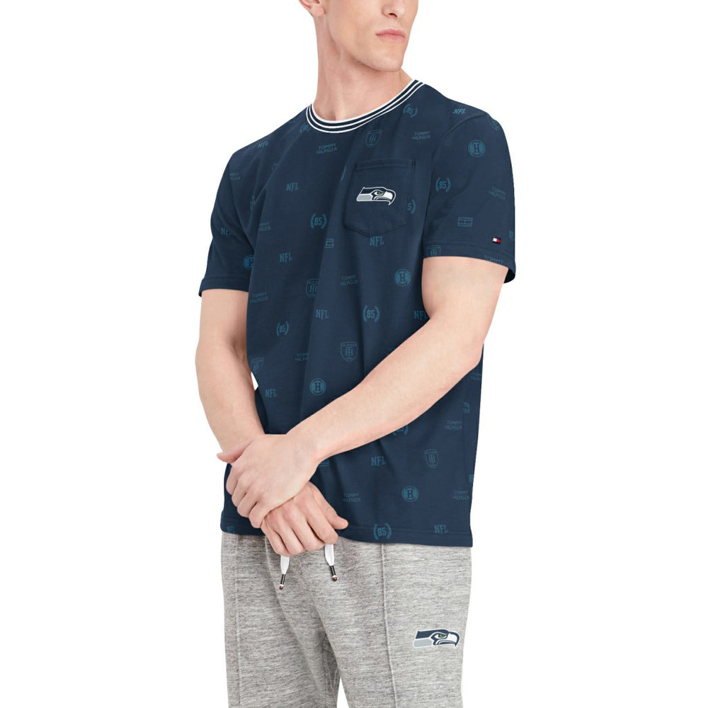 Seattle Seahawks Tommy Hilfiger Essential Pocket T-Shirt | NFL Sale