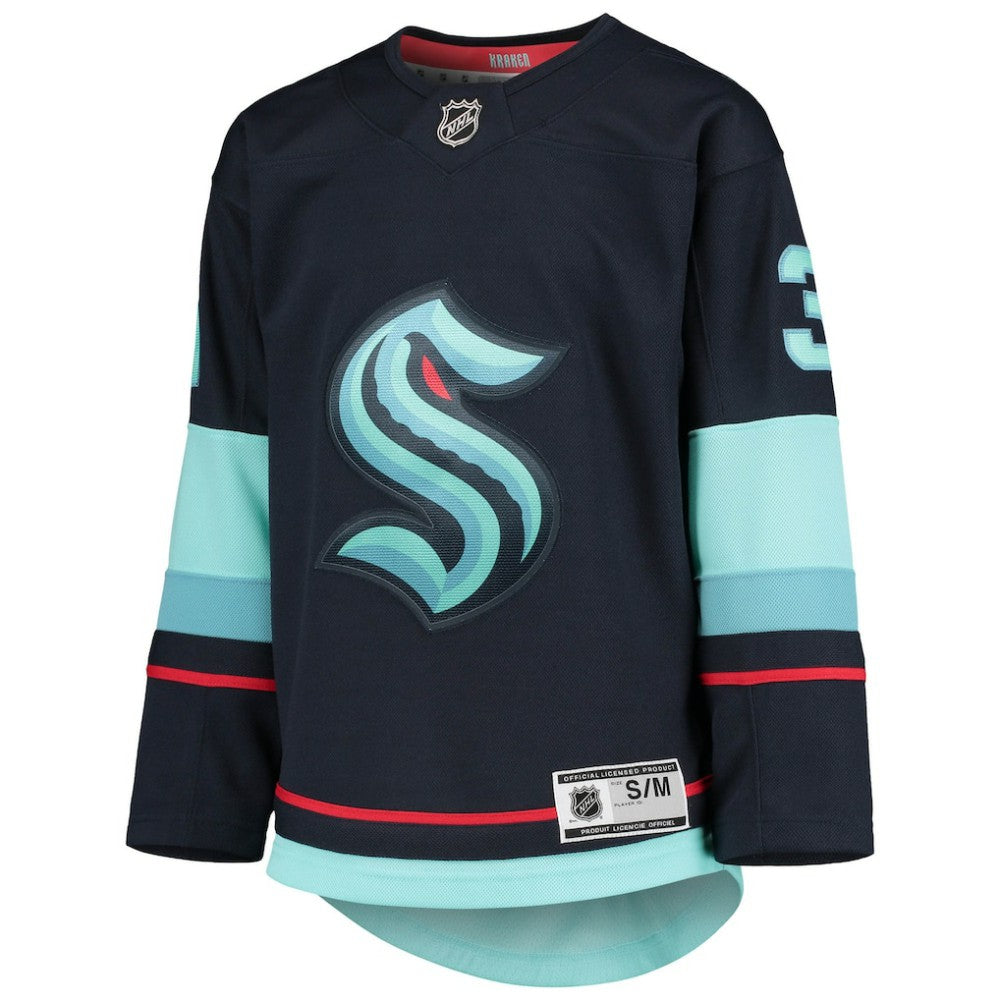 Philipp Grubauer Seattle Kraken Youth Home Premier Player Jersey -  NHL Jerseys