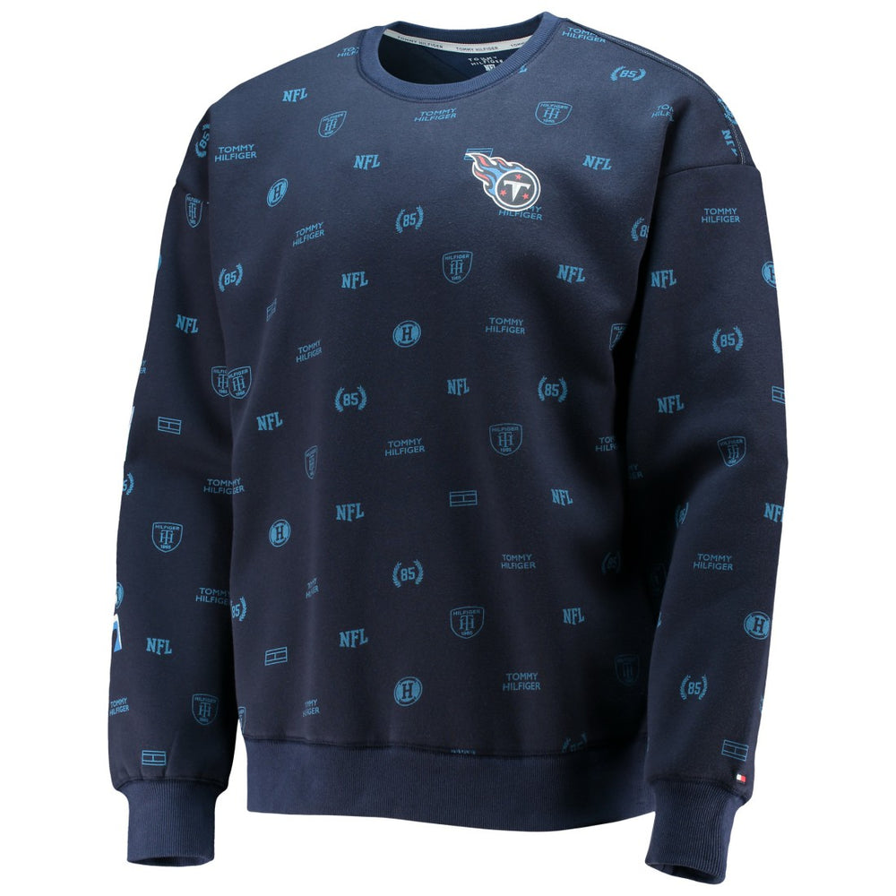 Tennessee Titans Tommy Hilfiger Reid Graphic Pullover Sweatshirt | NFL New