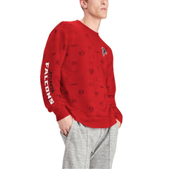 Atlanta Falcons Tommy Hilfiger Reid Graphic Pullover Sweatshirt | NFL Sale