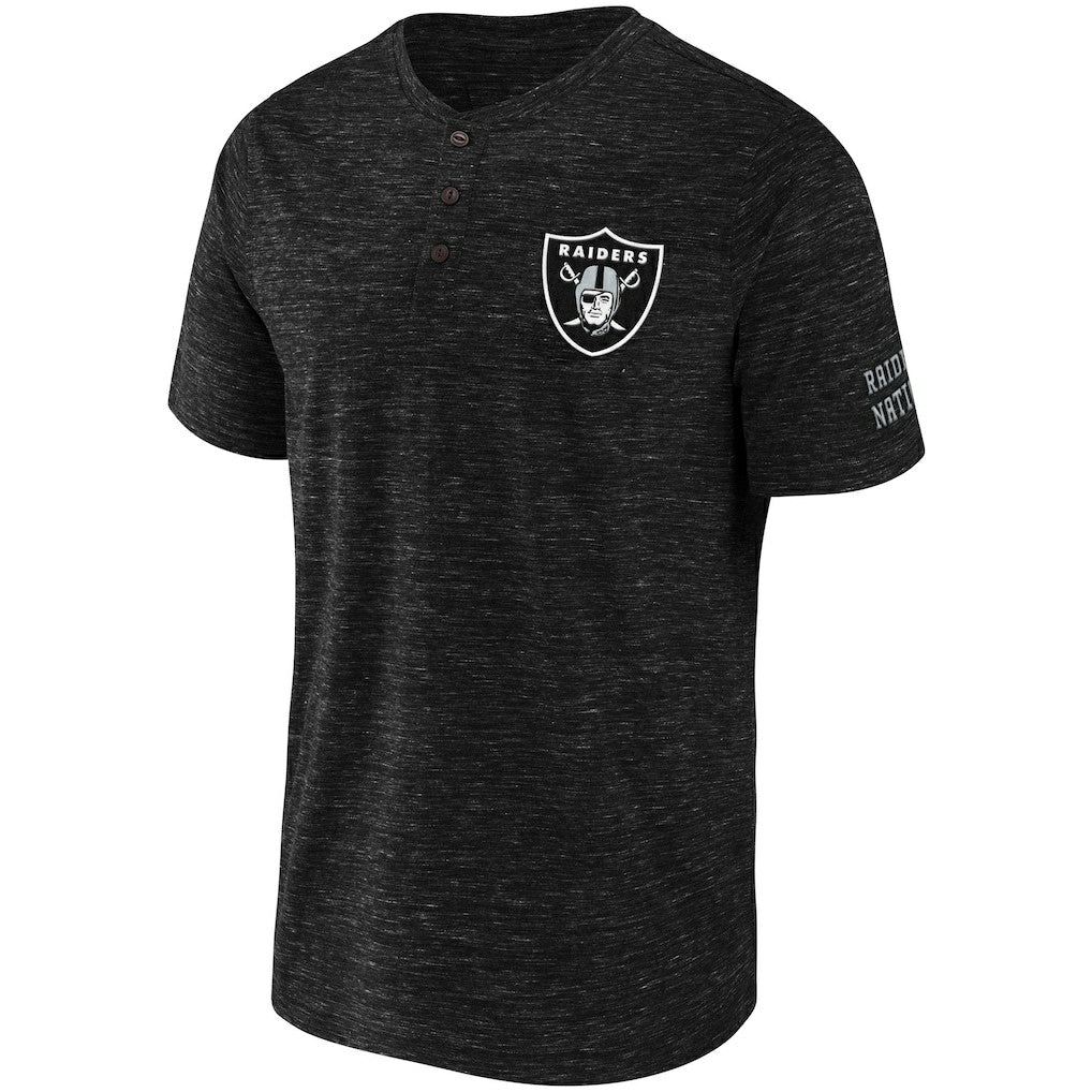 Las Vegas Raiders NFL x Darius Rucker Collection Slub Henley T-Shirt | NFL US