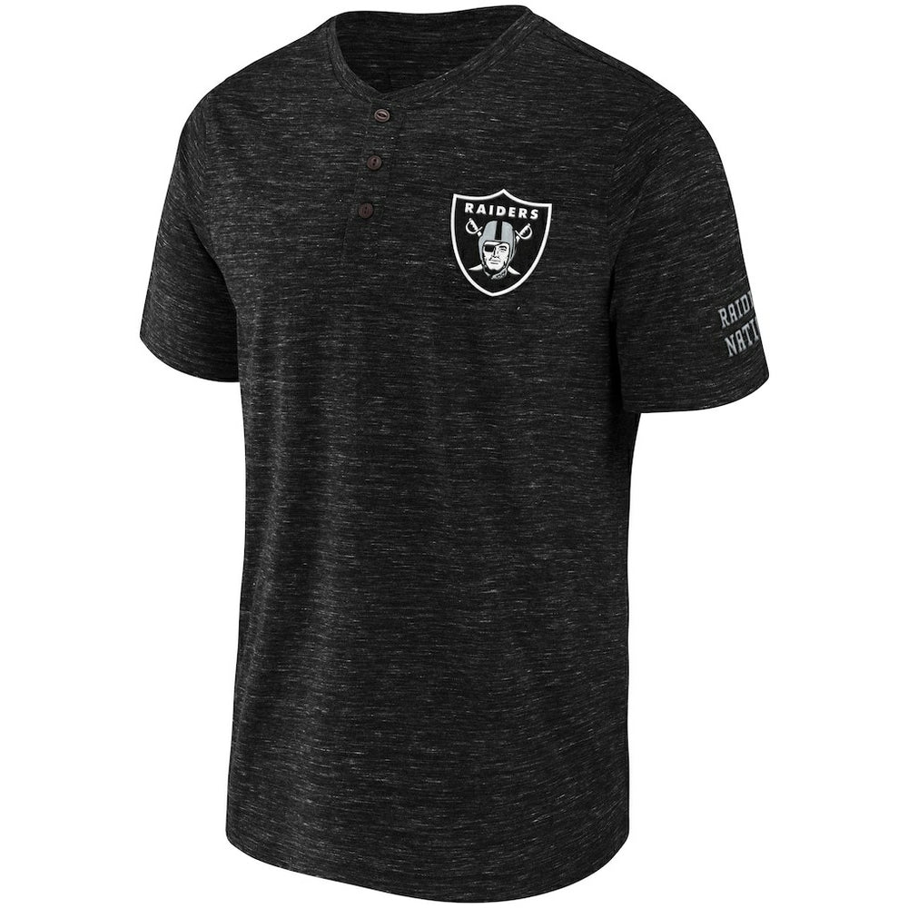 Las Vegas Raiders NFL x Darius Rucker Collection Slub Henley T-Shirt | NFL US