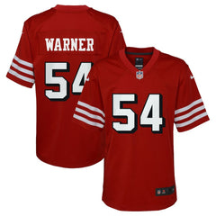 San Francisco 49ers Fred Warner  Youth Game Jersey | NFL Outlet