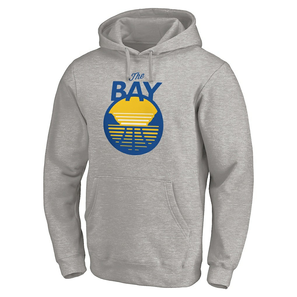 Heathered Gray Golden State Warriors The Bay Logo Pullover Hoodie sale | NBA