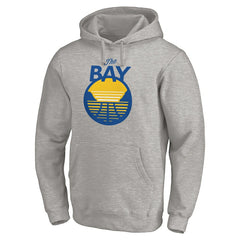 Heathered Gray Golden State Warriors The Bay Logo Pullover Hoodie sale | NBA