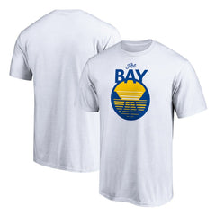 White Golden State Warriors The Bay Logo T-Shirt sale | NBA
