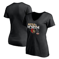 Ottawa Senators Women's Battle of the North V-Neck T-Shirt -  NHL T-shirts