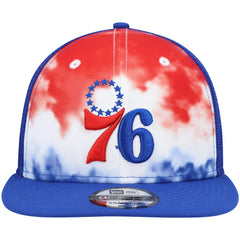 Royal Philadelphia 76ers Hazy Trucker 9FIFTY Snapback Hat | NBA