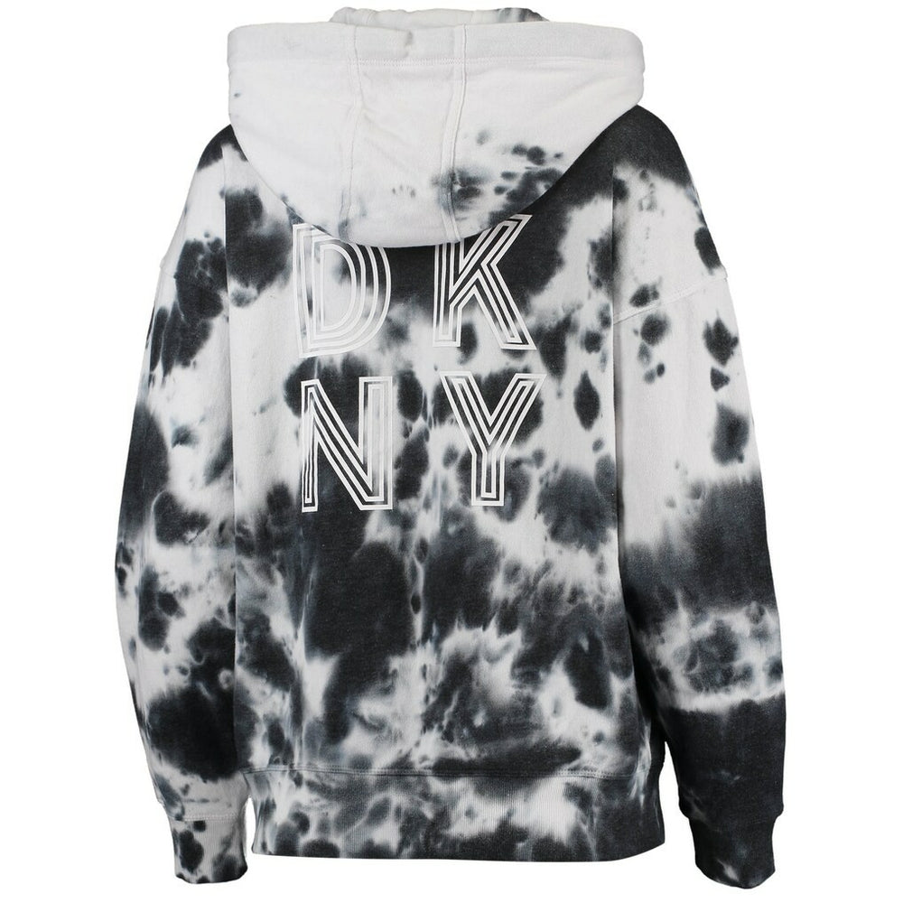 Minnesota Vikings DKNY Sport Women's Dakota Oversized Tie-Dye Half-Zip Hoodie | NFL Discount