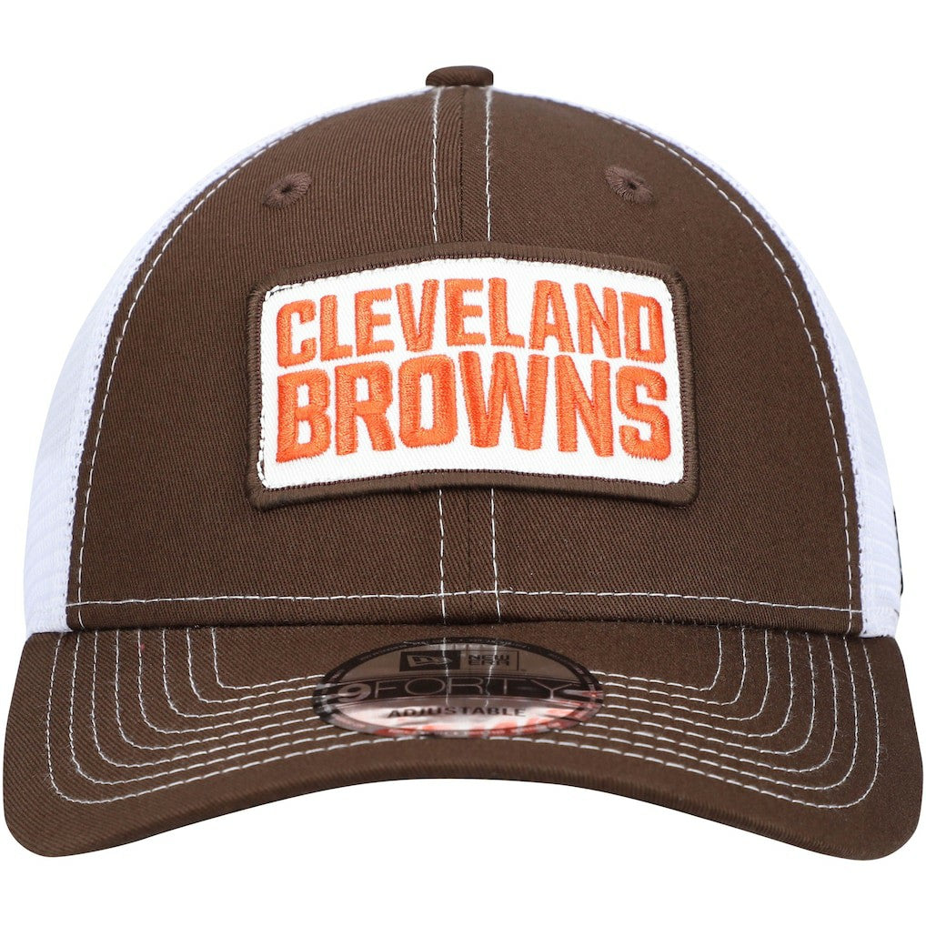 Cleveland Browns 9FORTY Trucker Snapback Hat | NFL Hot
