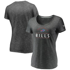 Buffalo Bills Women's League Leader Space Dye V-Neck T-Shirt | NFL On sale