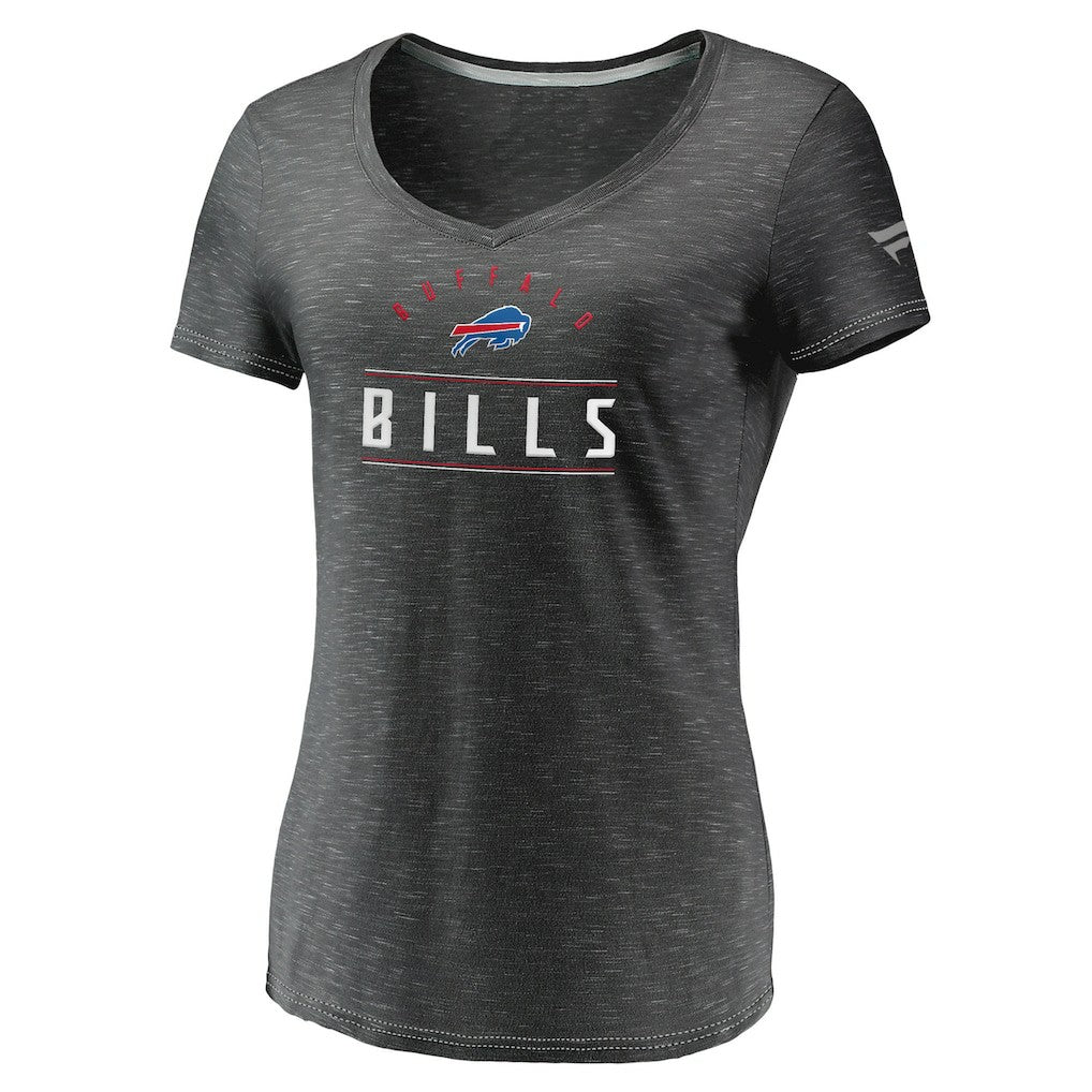 Buffalo Bills Women's League Leader Space Dye V-Neck T-Shirt | NFL On sale