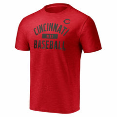 Cincinnati Reds Fanatics Primary Pill Space Dye T-Shirt - MLB T-shirts