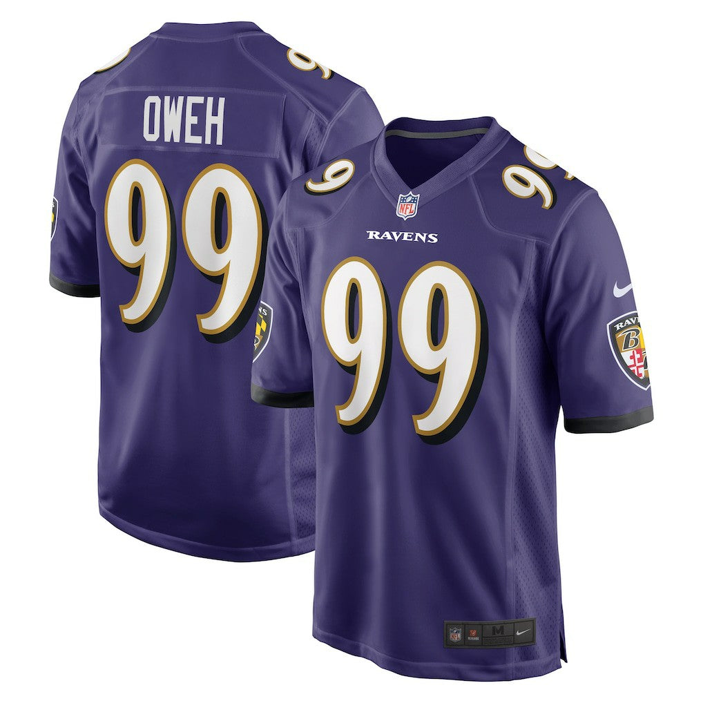Baltimore Ravens Odafe Oweh  Game Jersey | NFL Hot